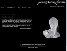 Tablet Screenshot of jeanneferraro.com